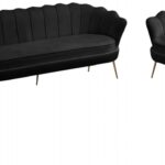 Gardenia 80" Velvet Upholstered Sofa