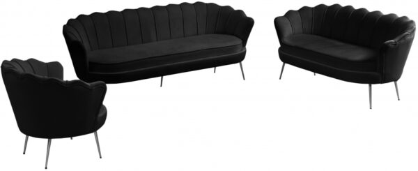 Gardenia 80" Velvet Upholstered Sofa