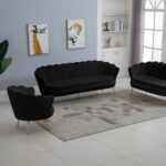 Gardenia 80" Velvet Upholstered Sofa