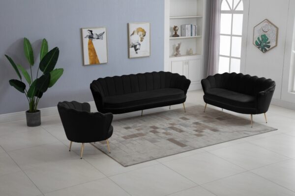 Gardenia 80" Velvet Upholstered Sofa