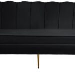 Gardenia 80" Velvet Upholstered Sofa