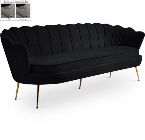 Gardenia 80" Velvet Upholstered Sofa