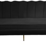 Gardenia 80" Velvet Upholstered Sofa
