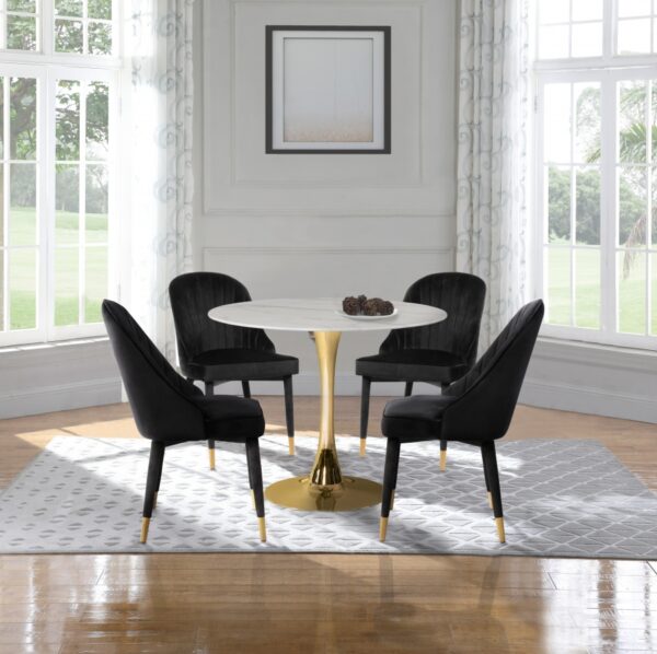 Belle Velvet Upholstered Dining Chair
