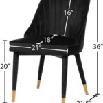 Belle Velvet Upholstered Dining Chair