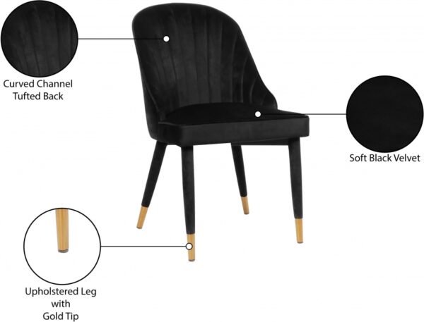 Belle Velvet Upholstered Dining Chair