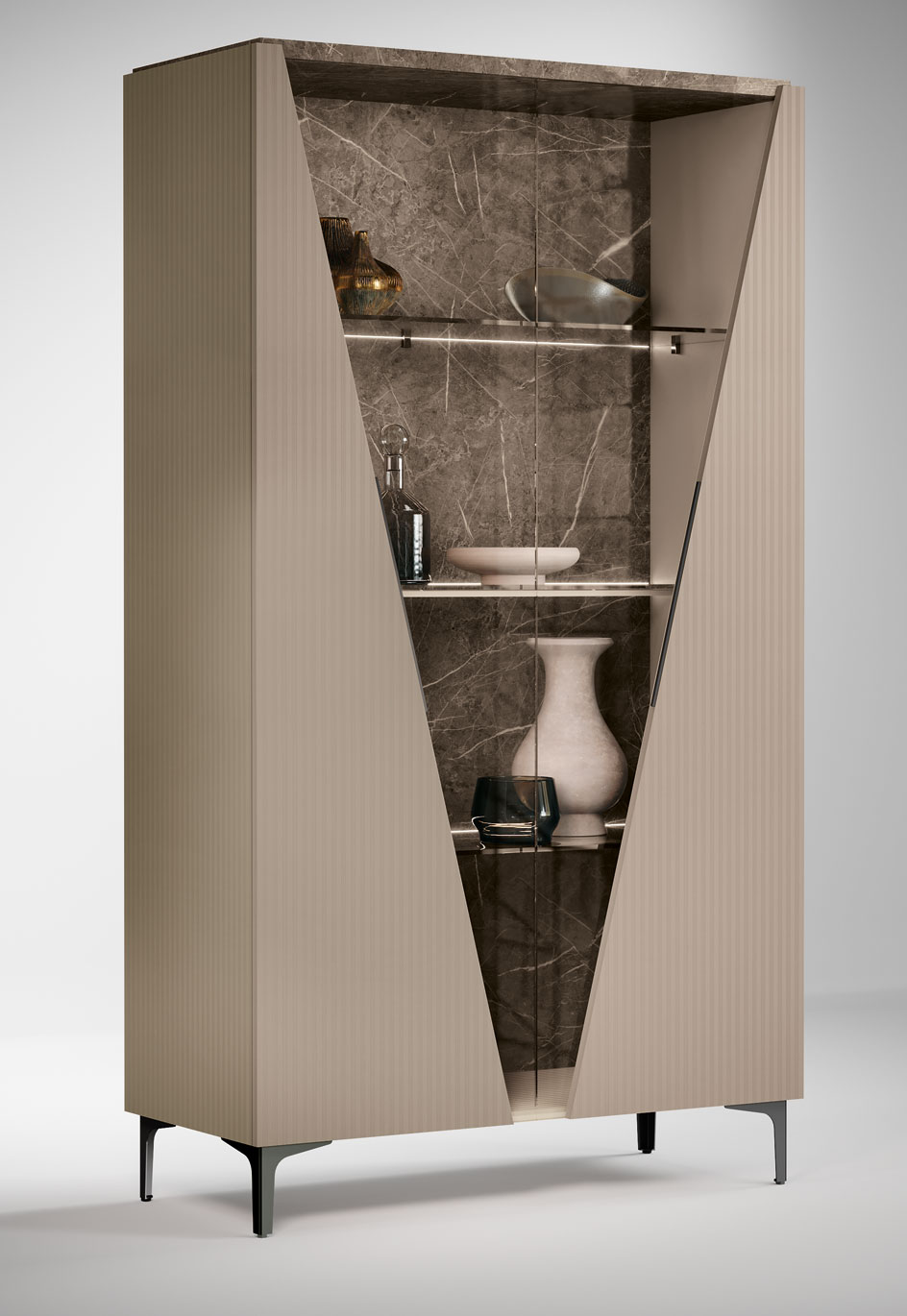 Fidia 2 Door Vitrine