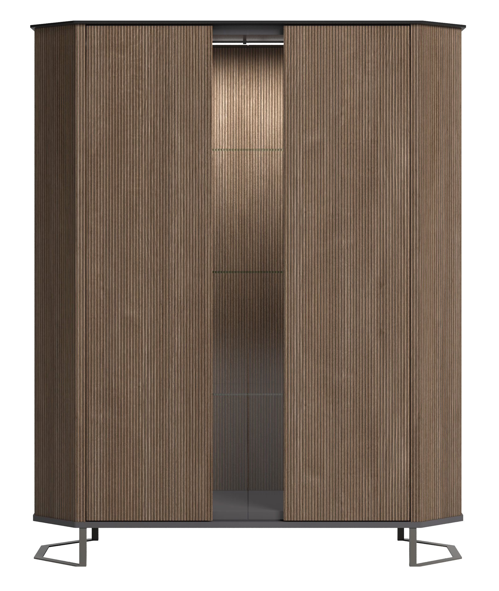 Hexagon 2 Door Cabinet