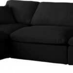 Plush 105" Velvet Upholstered Standard Comfort 4pc. Modular Sectional