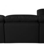 Plush 105" Velvet Upholstered Standard Comfort 4pc. Modular Sectional
