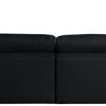 Plush 140" Velvet Upholstered Standard Comfort 5pc. Modular Sectional