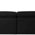 Plush 140" Velvet Upholstered Standard Comfort 6pc. Modular Sectional