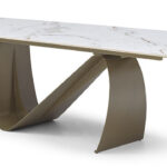 9087 Champagne-Bronze Dining table