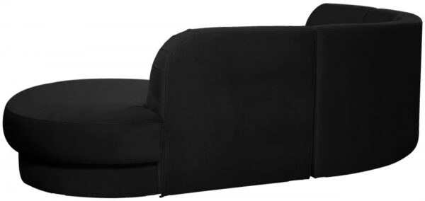 Rosa 135" Velvet Upholstered 3pc. Sectional