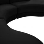 Rosa 135" Velvet Upholstered 3pc. Sectional