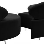 Vivacious 169" Velvet Upholstered 3pc. Sectional