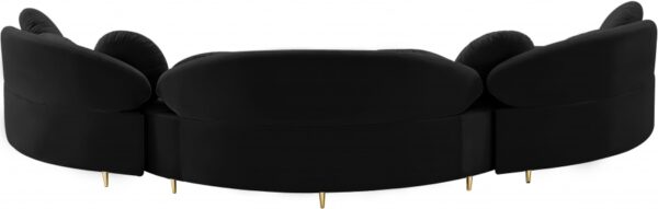 Vivacious 169" Velvet Upholstered 3pc. Sectional