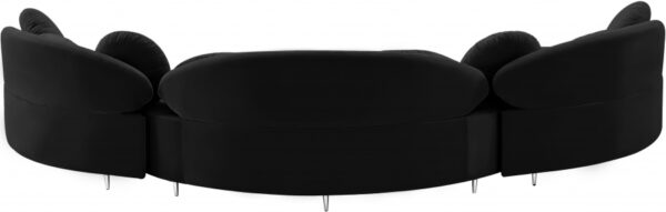 Vivacious 169" Velvet Upholstered 3pc. Sectional