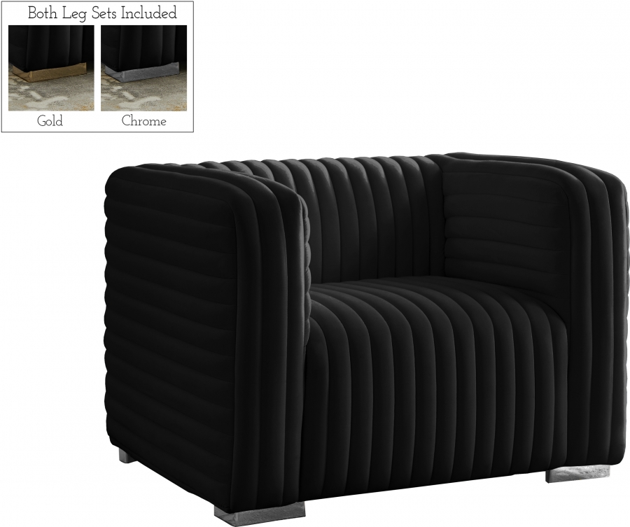 Ravish Velvet Upholstered Chair