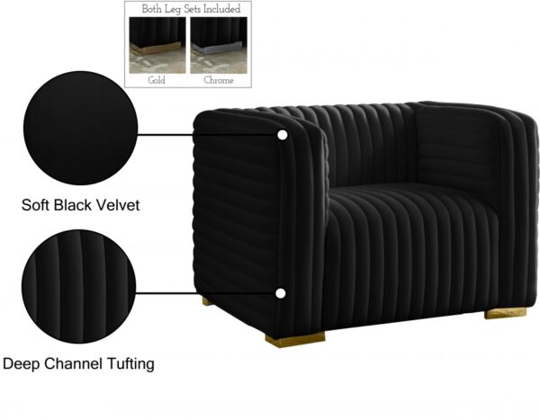 Ravish Velvet Upholstered Chair