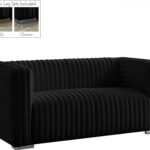 Ravish 65" Velvet Upholstered Loveseat