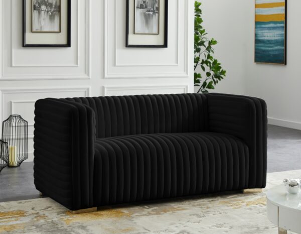 Ravish 65" Velvet Upholstered Loveseat