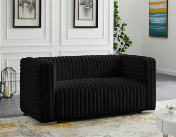 Ravish 65" Velvet Upholstered Loveseat
