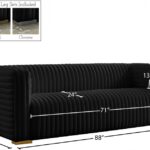 Ravish 88" Velvet Upholstered Sofa