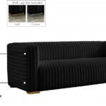 Ravish 88" Velvet Upholstered Sofa