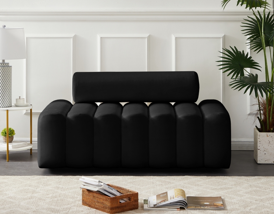 Melody 58" Velvet Upholstered Loveseat