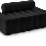 Melody 58" Velvet Upholstered Loveseat