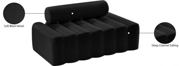 Melody 58" Velvet Upholstered Loveseat