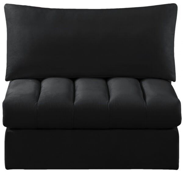 Jacob Velvet Upholstered Armless Modular Chair