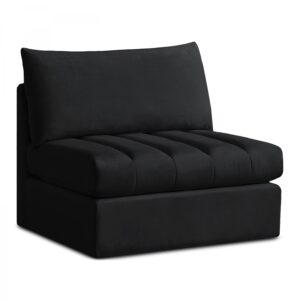Jacob Velvet Upholstered Armless Modular Chair