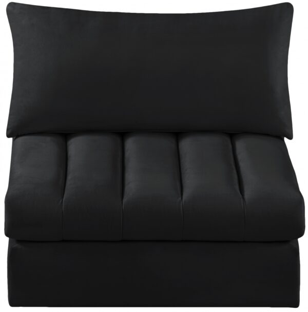 Jacob Velvet Upholstered Armless Modular Chair