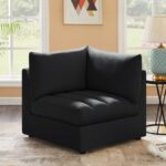 Jacob Velvet Upholstered Corner Modular Chair