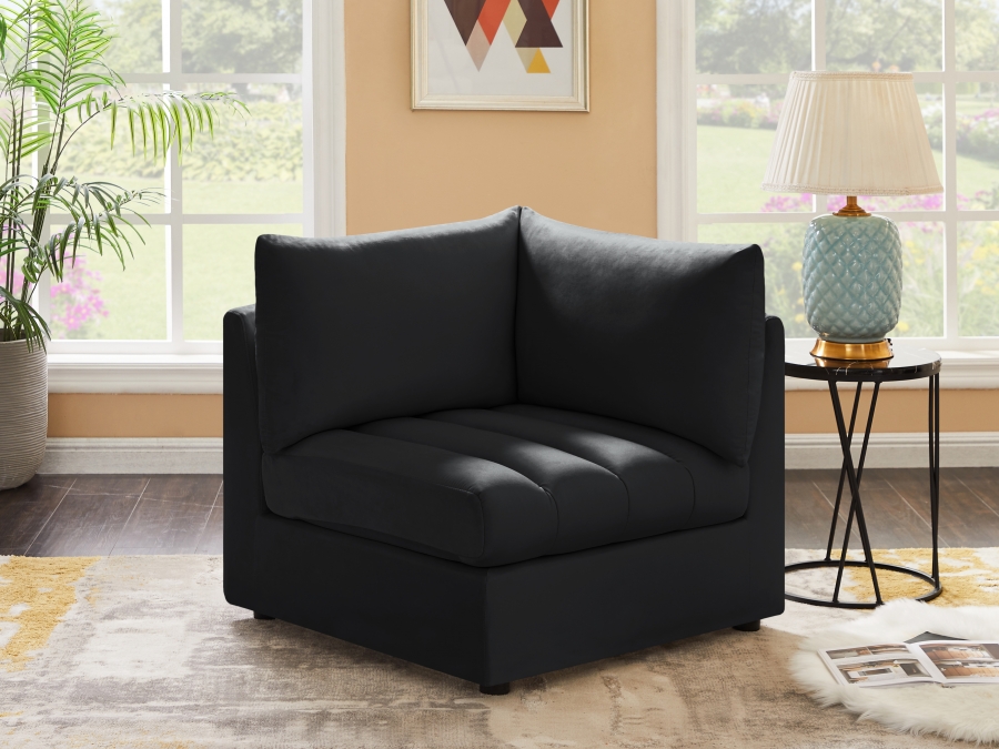 Jacob Velvet Upholstered Corner Modular Chair