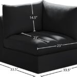 Jacob Velvet Upholstered Corner Modular Chair
