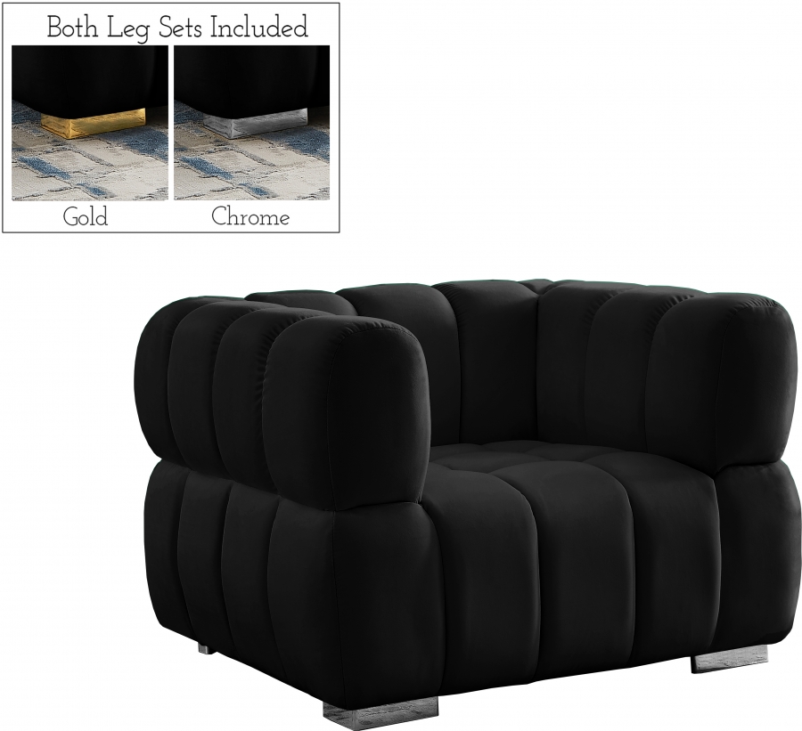 Gwen Velvet Upholstered Chair