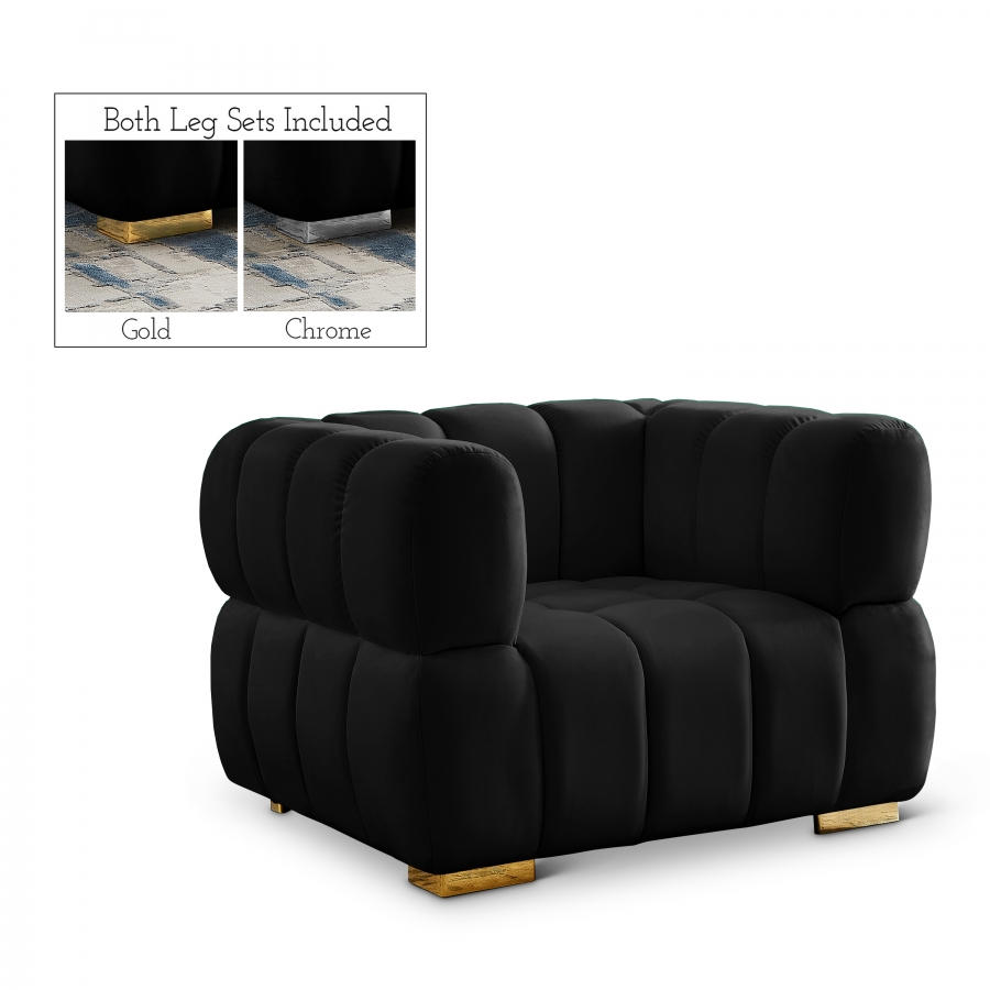 Gwen Velvet Upholstered Chair