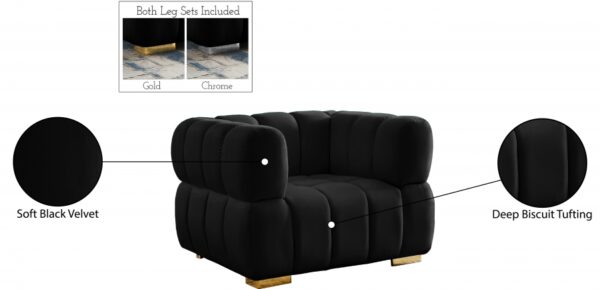 Gwen Velvet Upholstered Chair