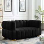 Gwen 68" Velvet Upholstered Loveseat
