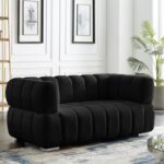 Gwen 68" Velvet Upholstered Loveseat