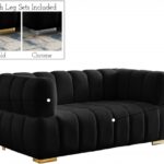 Gwen 68" Velvet Upholstered Loveseat