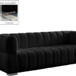 Gwen 91" Velvet Upholstered Sofa