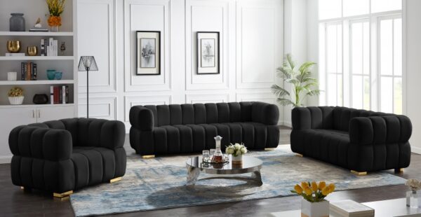 Gwen 91" Velvet Upholstered Sofa