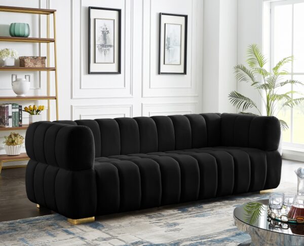 Gwen 91" Velvet Upholstered Sofa