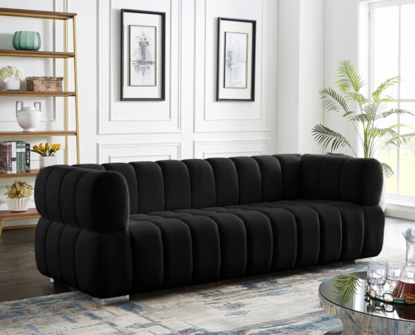 Gwen 91" Velvet Upholstered Sofa