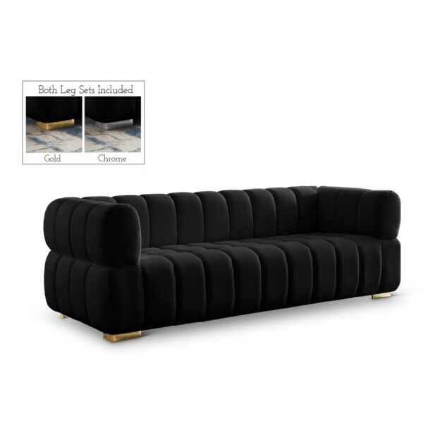 Gwen 91" Velvet Upholstered Sofa