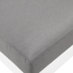 Nizuc 90" Water Resistant Fabric Upholstered Outdoor Patio 5pc. Modular Sectional